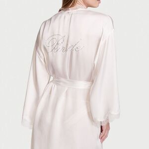 VICTORIAS Secret Satin Bridal Robe